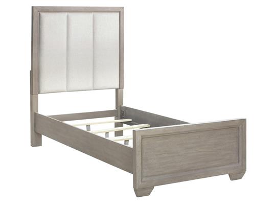 Andover Upholstered Panel Bed, Twin