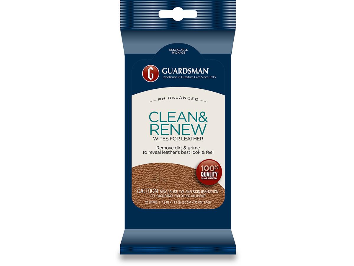 Guardsman Leather Clean & Renew Wipes