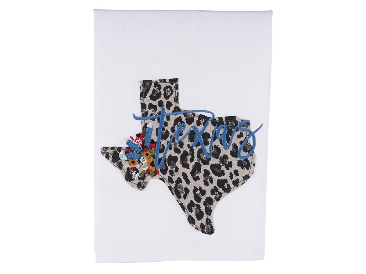 Cheetah Texas Tea Towel
