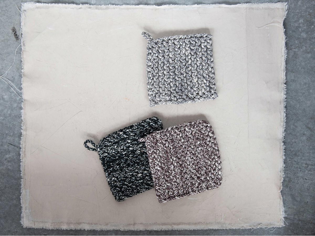 Melange Crocheted Pot Holder