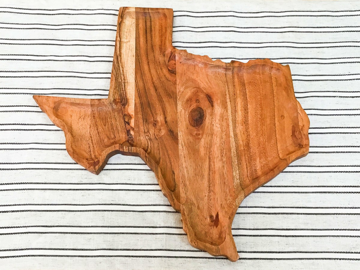 Texas Wood Trench Cutting/Cheese Board