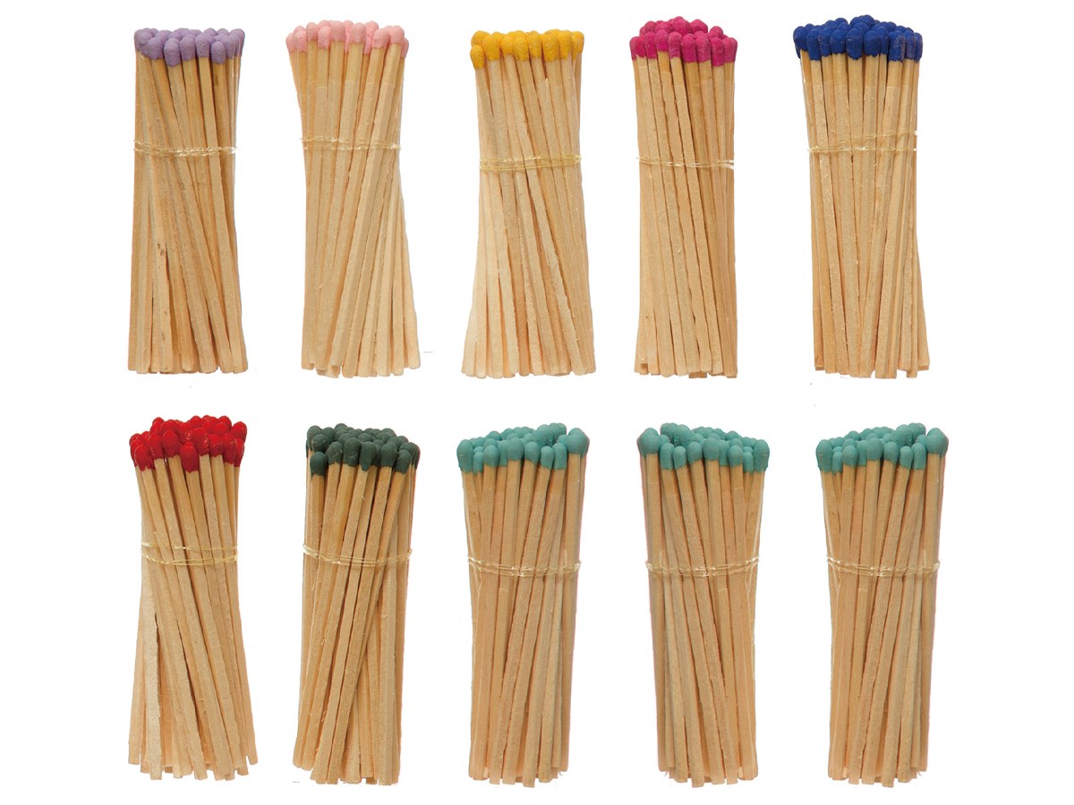 Box of Assorted Colored Matches