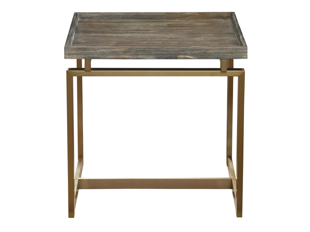 Wooden Top End Table