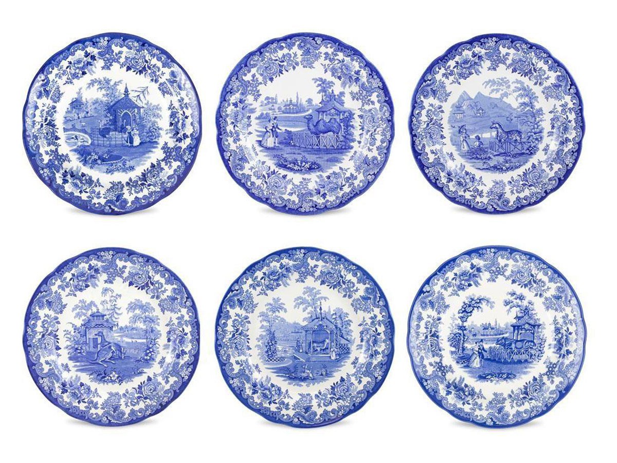 Spode Blue Room Plate, Zoological