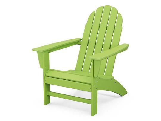 Polywood® Vineyard Adirondack Chair, Lime