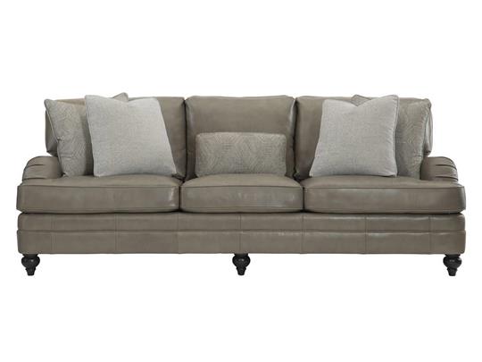 Weir S Furniture That Makes, Bernhardt Tarleton Leather Sofa