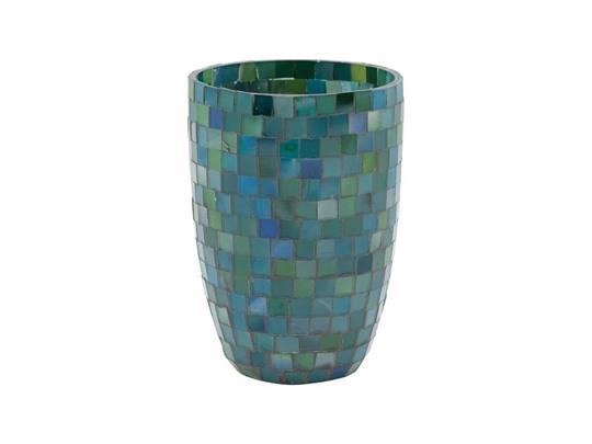 Mosaic Glass Votive Holder